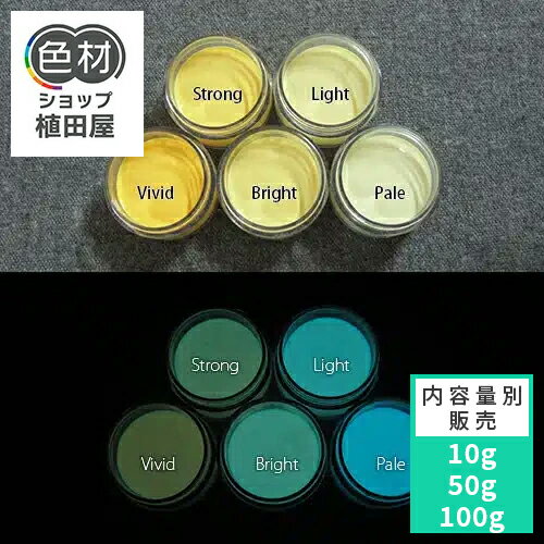 蓄光インク 繊維用 10g〜 Blue発光ベース 0040【イエロー着色・繊維プリント用蓄光インク】 ブルー 夜..