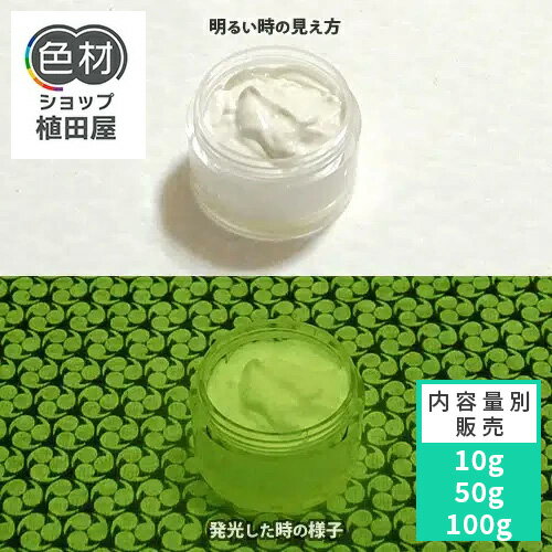 蓄光インク 繊維用 10g〜 B_Yellow 102【レモンイエロー発光・繊維プリント用蓄光インク】 無着色 夜光..
