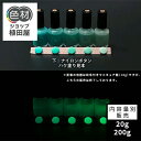 【スーパーSALE 開催】蓄光塗料 20g~ Green発光ベース 0070【ブルー着色・ 蓄光塗料(夜光塗料)】 グリーン 沈殿しにくい 夜光 発光 業務用 家庭用 DIY スライム おもちゃ アクセサリー ハンドメイド 光る ホビー クラフト安全 アクリル ウレタン ラッカー インク