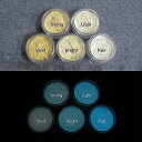 蓄光パウダー 粉末 【高輝度】2g~ Blue発光ベース 0275【黄ベージュ着色・カラー】 蓄光顔料 ブルー 夜光 パウダー 粉 顔料 高輝度 発光 業務用 ...