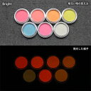 蓄光パウダー 7色セット 各色 2g カラー蓄光パウダー【Orange発光ベース基本色7色】