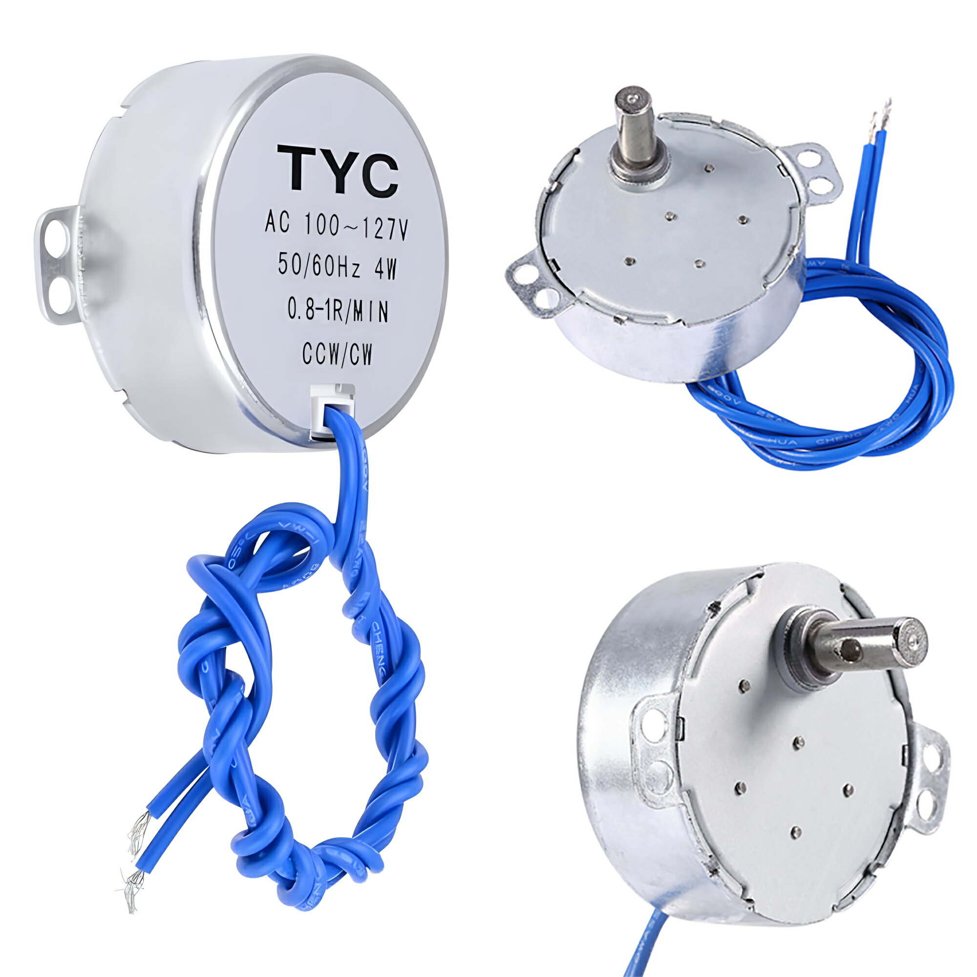 乐天商城 - 【赤字覚悟 30％OFFクーポン配布中】シンクロモーター 同期モーター AC 100—127V 4W 0.8-1 RPM CCW/CW 駆動モーター 定格周波数 回転速度不変 コイル焼損なし 自働回転方向逆転 低消費電力 低騒音 送料無料