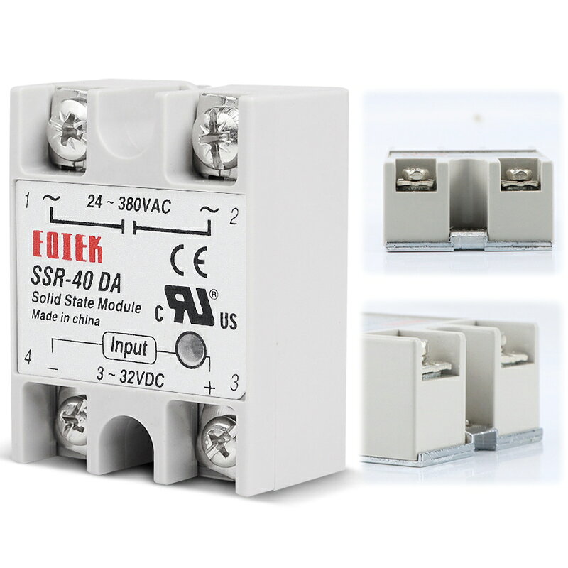 乐天商城 - 【赤字覚悟 30％OFFクーポン配布中】SSR-40DA 40A SSRリレーモジュール 制御ソリッドステートリレー 単相半導体リレー 非接触スイッチ付き 産業用（製品モデル：SSR-40DA，1個セット） 送料無料