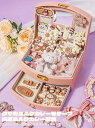107PCS 4歳女子プレゼント 5歳誕生日プレゼント女の子 小学校一年生女の子プレゼント ヘアアクセサリーセット ヘアアクセサリー 化粧鏡 大容量 小物収納 ...