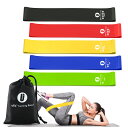 uFit ゴムチューブ トレーニングチューブ《強度別5本セット》エクササイズバンド ジュニア ゴムバンド トレーニング ストレッチ 太もも 膝 バンド 筋トレ ...