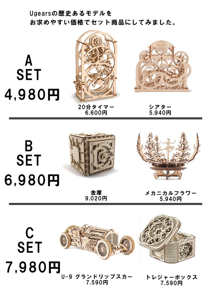 【Ugears LEGENDARY B set...の紹介画像3