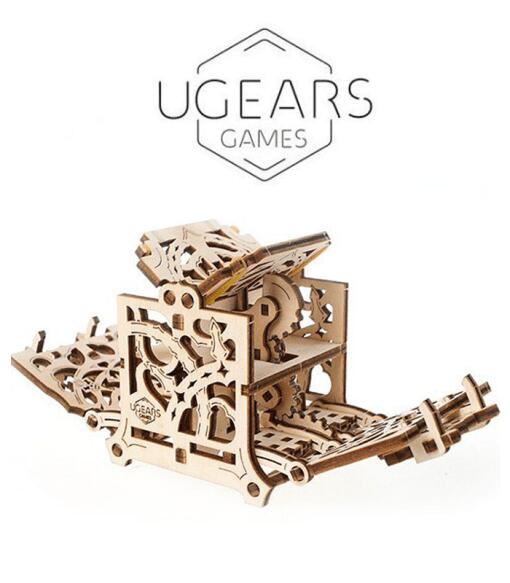 【公式】Ugears ユーギアーズ ダイスキーパー 70072 Dice Keeper 木製 ブロック DIY パズル 組立 想像力 創造力 おもちゃ 70072 知育 ウッドパズル 3D 工作キット 木製 模型 キット 3Dパズル 父の日 プレゼント 60代 70代 80代