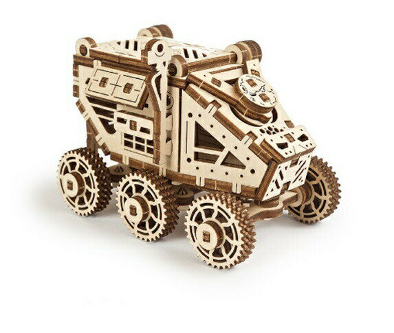 【公式】Ugears ユーギアーズ マーズバギー 70134　木製 ブロック DIY パズル 組立 想像力 創造力 おもちゃ 知育 ウッドパズル 3D 工作キット 木製 模型 キット 火星探査機 3Dパズル 父の日 プレゼント 60代 70代 80代