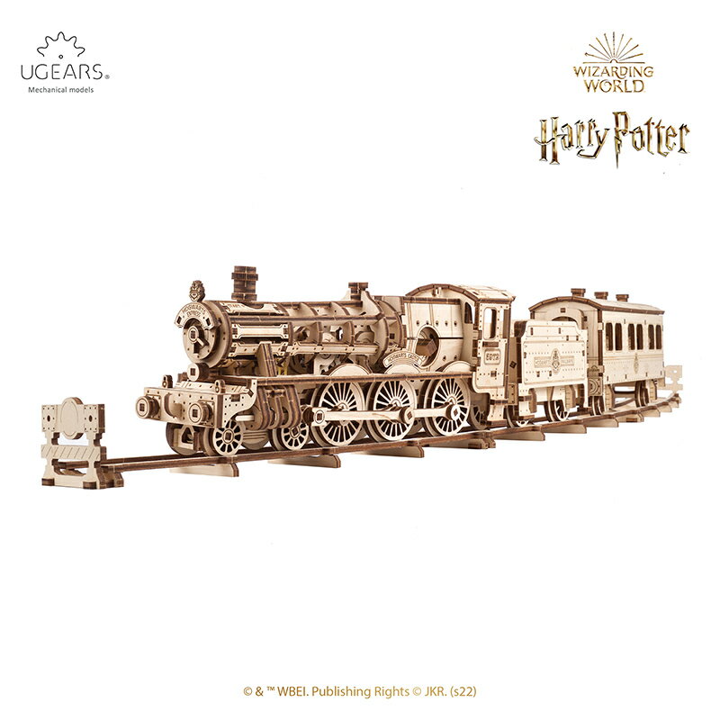 【ハリーポッター公式コラボ】Ugears ホグワーツ特急 70176 Hogwarts Express ユーギアーズ 木製 ブロック DIY パズル 組立 想像力 創造力 おもちゃ 知育 ウッドパズル 3D 工作キット 木製 模型 キット ハリポタコラボ 機関車 3Dパズル