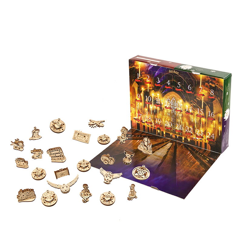 Ugears ハリーポッター アドベントカレンダー Harry Potter Advent Calendar ユーギアーズ 木製 ブロック DIY パズル…