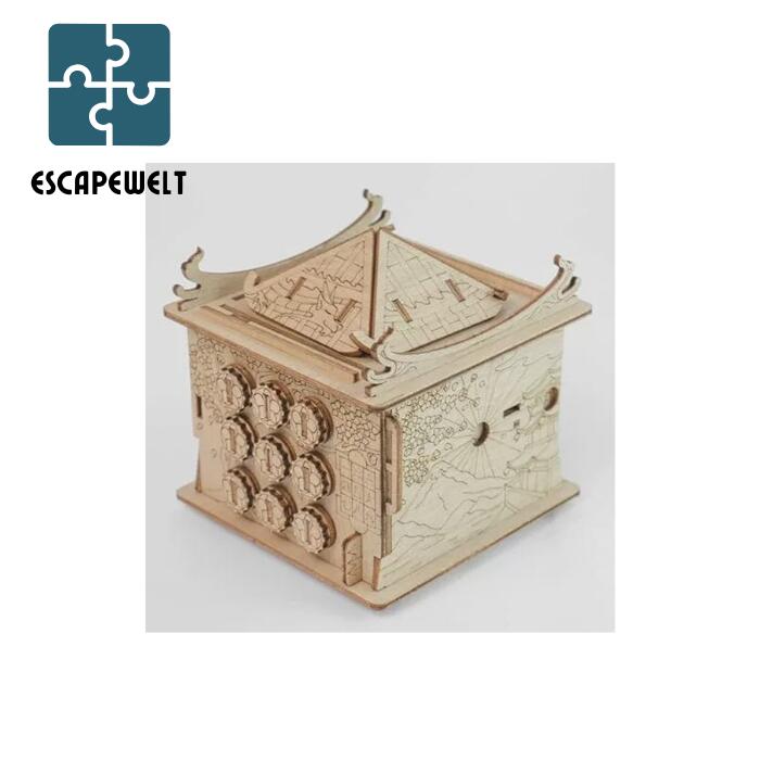 ハウスオブドラゴン escapewelt 木製パズルBOX パズルボックス 大人 3D 立体パズル 脱出ゲーム パズルゲーム