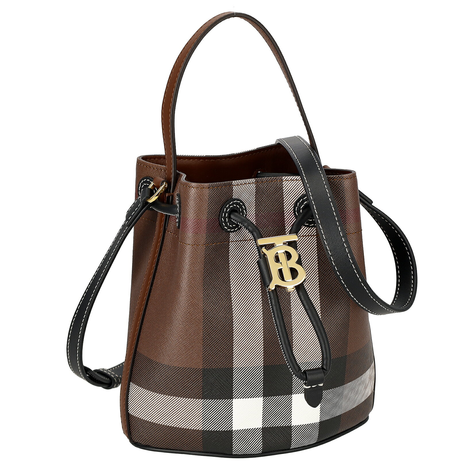 ★マラソン限定!ポイント最大10倍★BURBERRY バーバリー バッグ ハンドバッグ 8066213 レディース MN DRAWSTRING BUCKET GC9 ドローストリング バケット