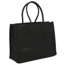 ★30日限定!ポイント最大10倍★Ferragamo フェラガモ バッグ トートバッグ FERRAGAMO BEACHWEAR GROS 213985 NER レディース 765607(4)