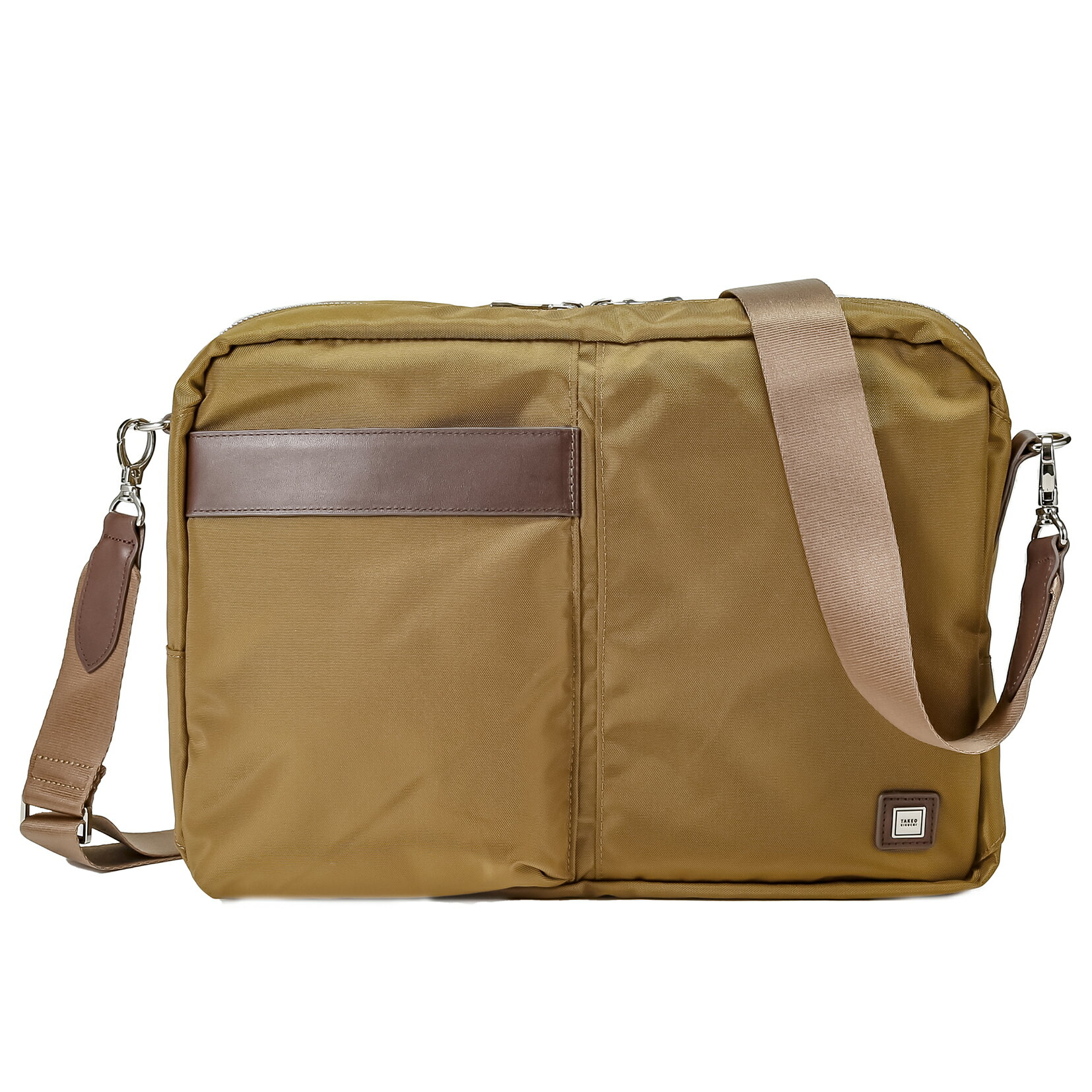 TAKEO KIKUCHI タケオキクチ ショルダーバッグ DFB001 BRW FOLDINGBAG メンズ