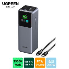 UGREEN Nexode 25000mAh 200W
