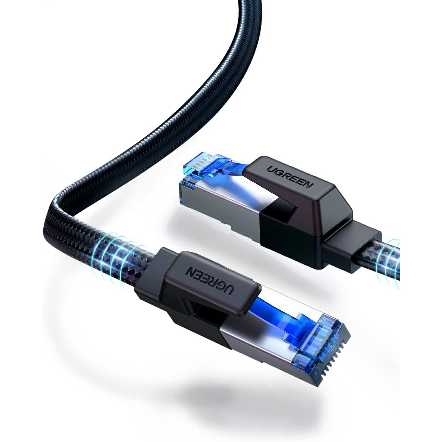 UGREEN LAN֥ ƥ꡼8 RJ45 åǺ ӥå40Gbps/2000MHz CAT8 ͥåȥ֥ ޤɻ  ǥ 롼 PS3 PS4 Xboxб