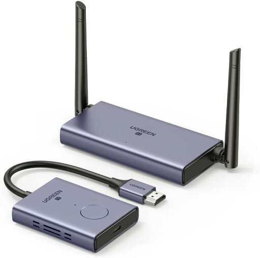 UGREEN HDMI 無線 ワイヤレスHDMI送受信機セット【日本技適認証取得】無線HDMIトランスミッター 設定不要/WiFi不要 【50M伝送可能/1080P/5Ghz】ワイヤレスHDMIエクステンダー HDMIミラキャスト Windows/linux/MAC OS対応 PC画面を数秒でテレビやモニター大画面に UGREEN HDMI 無線 ワイヤレスHDMI送受信機セット【日本技適認証取得】無線HDMIトランスミッター 設定不要/WiFi不要 【50M伝送可能/1080P/5Ghz】ワイヤレスHDMIエクステンダー HDMIミラキャスト Windows/linux/MAC OS対応 PC画面を数秒でテレビやモニター大画面に