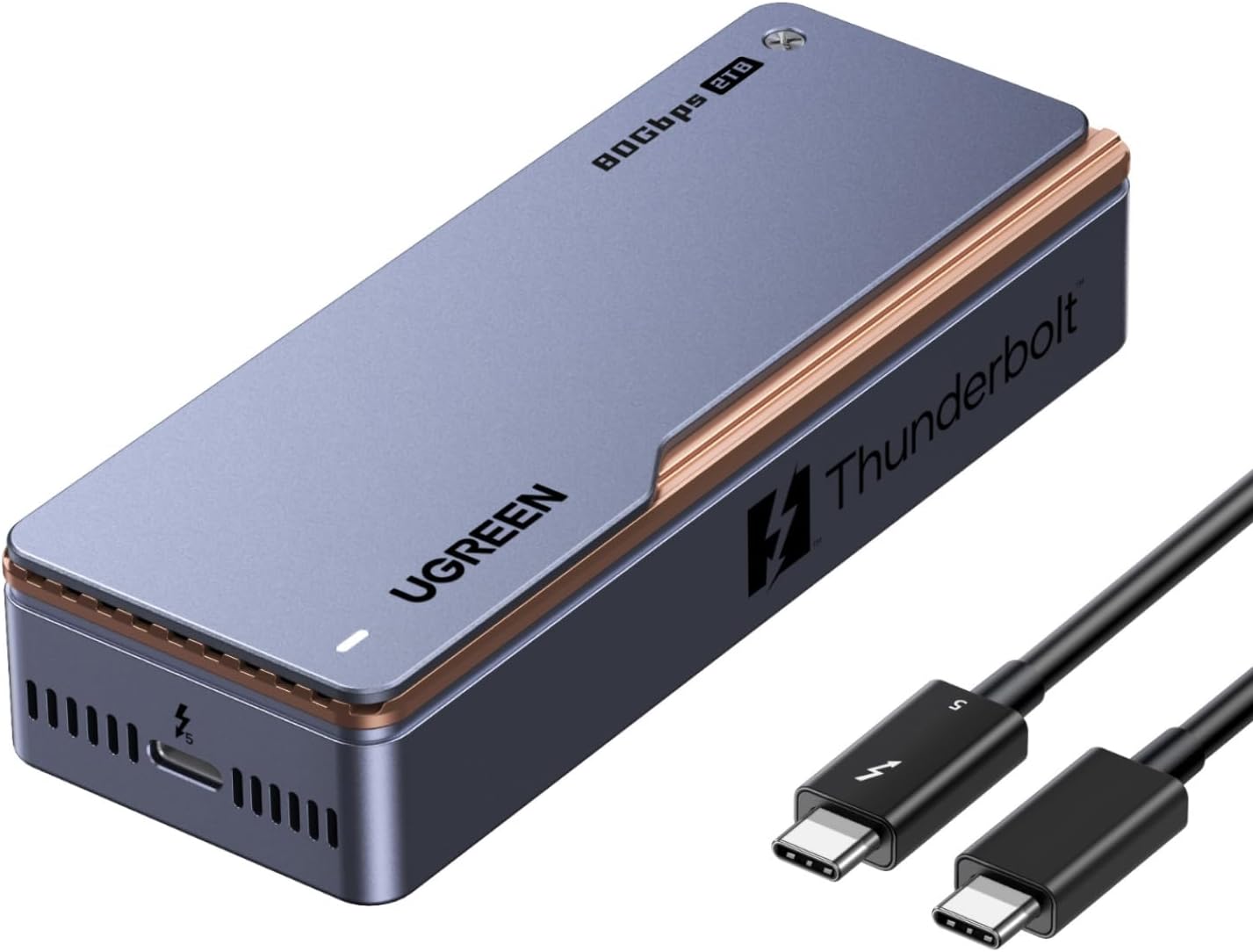 商品情報デジタルストレージ容量 1 TB ハードディスクインターフェイス Thunderbolt ブランド UGREEN 特徴 高速, コンパクト ハードディスクの説明 ソリッドステートドライブ 対応デバイス ノートパソコン 設置タイプ 外部ハードドライブ ハードディスク容量 1 TB　2TB 付属コンポーネント USBケーブル 読み取り速度 6600 メガバイト毎秒この商品について【80Gbps転送速度】 外付けSSDはNVMe PCIe 4.0 3D NANDを搭載し、最大6600MB/sの読み出し速度を発揮。SATA HDDに比べて最大50倍速で、コンテンツクリエイター、映像DIT、ゲーム開発者に圧倒的な創作パワーを提供。8K+ RAW映像のスムーズな編集とプレビューを実現し、コマ一つ一つが滑らかに動作します。 【スマートアクティブ冷却機能】 新規開発のスマート40mmアクティブクーリングファンを搭載し、最大回転数8000RPMで持続的に安定した高パフォーマンスを提供します。PWM可変速制御により作業負荷に応じて回転数を動的調整し、長時間高負荷作業でも最適温度を維持し、ほぼ無音運転を実現します。 【Thunderbolt3/4/5対応】 本製品はUSB-C（USB4規格）インターフェースを装備し、80Gb/s帯域幅のThunderbolt 5に完全対応し、ワークフローの未来対応基盤を提供します。Thunderbolt3/4機器とシームレスに互換し、高負荷業務時にも最大スループットを安定確保し、重要なデジタル資産を保護します。PC、スマートフォン、タブレット等多様なデバイスへの接続に対応し、汎用性を最大化しています。 【ポータブルかつ軽量、耐衝撃性能に優れる】 本製品の重量は210g、寸法は11.8×4.6×2.3cmでコンパクトで、携帯しやすくポケットに収納可能で、任意の作業環境に適合します。標準装備の保護ケースにより優れた耐衝撃性を確保し、耐落下高度は2mで、小型で使いやすく、長期使用に耐える堅牢な品質を備えています。 【大容量ストレージで、無限の可能性を発揮】 本製品は1TB/2TBの容量オプションを提供し、8K/12K規格プロジェクト、ゲームアセット及び重要ファイルの保存ニーズを十分に満たします。各プロフェッショナル業務シーンに充足なストレージスペースを供給し、クリエイティブな表現を一切制限しません。 【幅広い互換性】 対応OS：Windows 11/10/8.1/8/7。USB Type-Cポート搭載のiPhone、iPad、PCなど多様なデバイスに対応。PS5/PS4にも対応し、ゲームデータの保存やストレージ拡張に使用可能。 【24ヶ月の保証期間】 当店でご購入の製品は24ヶ月間の保証サービスをご提供しております。お客様が製品を購入された時点から24ヶ月後の応当日まで保証いたします。 ご注意：お客様または第三者による故意の破損が認められる場合は、保証の対象外となります。