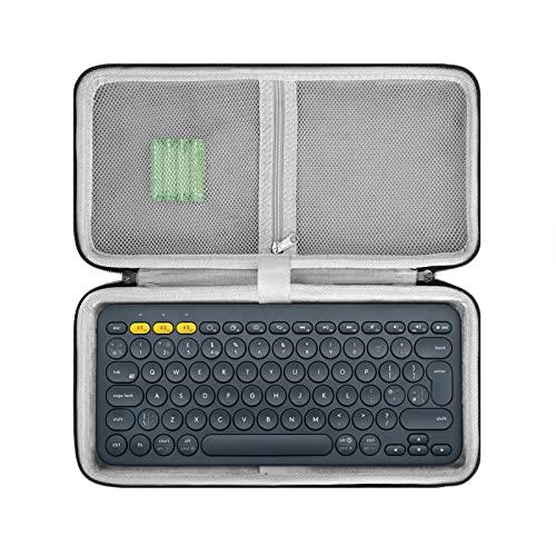 Geekria キーボードケース ハードシェルトラベルキャリングバッグ ワイヤレスポータブル キーボード ロジテック Logitech K380 Ultra-Slim に適合