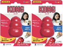 Kong(コング) 犬用おもちゃ コング 赤 小型犬用 S サイズ×2個 (まとめ買い)