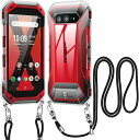 TORQUE 5G KYG01 クリア ケース ショルダー Kyocera TORQUE G05 ケース ストラップ付き スマホケース 耐衝撃 カバー TPU 肩掛け 斜めかけ 縄掛けケース 縄掛け 薄型 軽量 長さ調整可能 取り外し可能 落下防止 紛失防止 【透明】