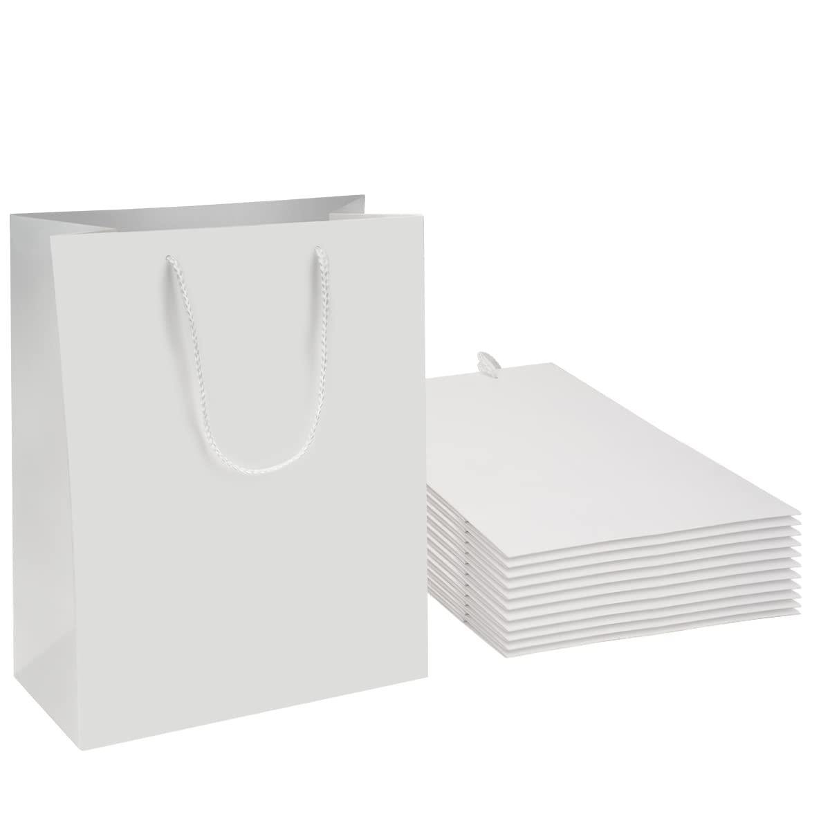 Kaderron 紙袋 手提げ袋 厚手タイプ ギフトバッグ 【20枚セット】 丈夫で耐久性があり 再利用可能 紙袋 ギフト 袋 特大紙袋 DIY 包装 パーティ...