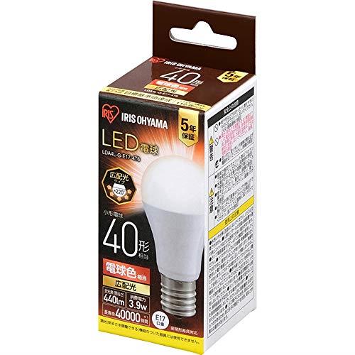 ꥹ(IRIS OHYAMA) LEDŵ ľ17mm ۸ 40W ŵ忧 ̩Ĵб LDA4L-G-E17...