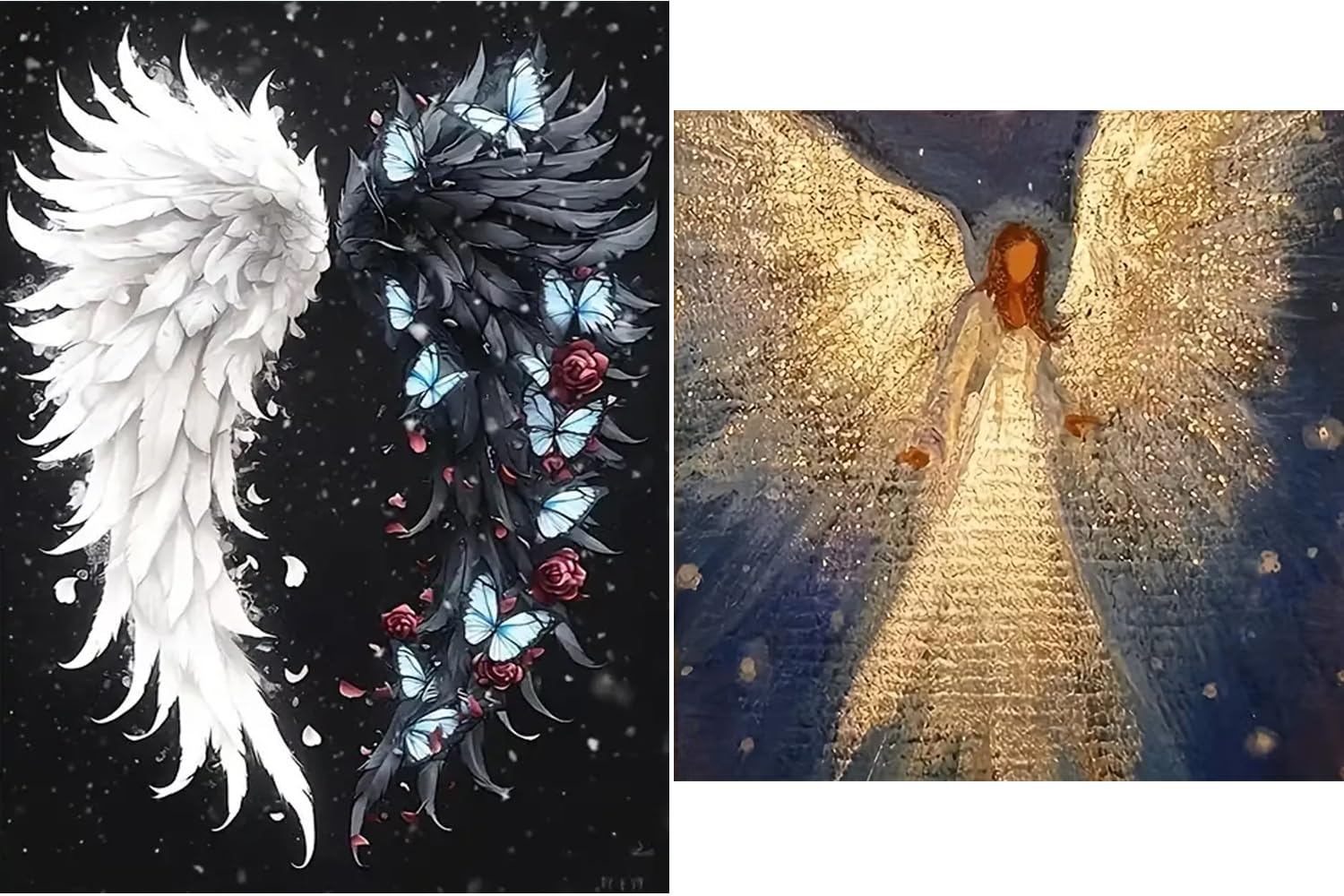 Amyaker ɥ å ͳѤӡ ŷȤα 2ĥå ɥӡ襭å DIY 골 ⥶ 5D ⥶...