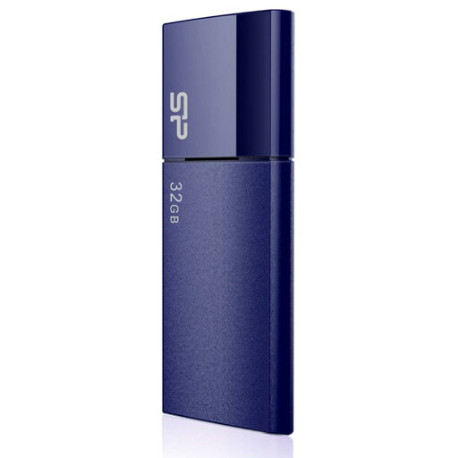 シリコンパワー USBメモリ 32GB USB3.0 スライド式 Blaze B05 ネイビーブルー SP032GBUF3B05V1D シリコンパワー USBメモリ 32GB USB3.0 スライド式 Blaze B05 ネイビーブルー SP032GBUF3B05V1D