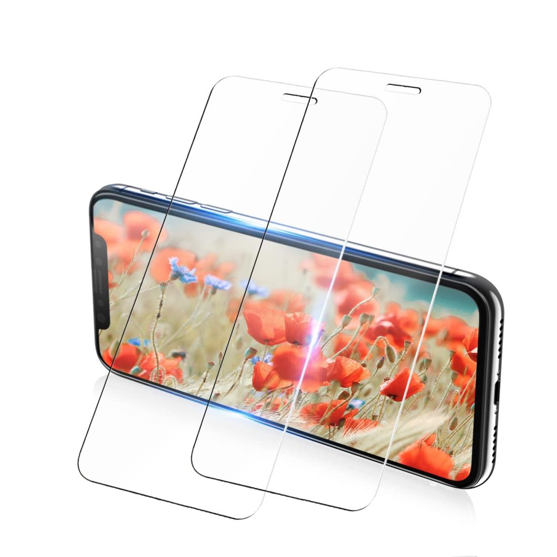 【2枚セット】iphone11promax ガラスフィルム iphone xs max フィルム 極薄タイプ アイフォン xsmax/11Promax 保護フィルム 高透過率/気泡なし/貼りやすい/干渉しない アイホン10smax フィルム