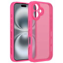 iphone 16 ケース iphone ケース iphone16 ケース スマホカバー 耐衝撃 指紋防止 滑り止め マット半透明 黄ばみなし レンズ保護 米軍...