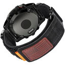 Hemsut ガーミンウォッチレザースポーツバンド Fēnix 8 Solar 47mm / Fēnix 7 / 7 Solar / 7 Sapphire Solar / 6 / 6 Pro / 6 Sapphire / 5 / 5 Plus, Approach S60 / S62など用 アップグレードされたコネクタ ガーミンのクイックフィットver 交換ベルト