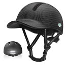 KINGLEAD 自転車 ヘルメ ット SG規格 大人 学生 兼用 キャップ型 軽量 通気 耐衝撃 通学 通勤 SG サイズ調節可能 55-60cm 60-62...