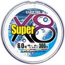 DUEL (デュエル) PEライン 釣り糸 HARDCORE スーパー X8 【 ライン 釣りライン 釣具 高強度 高感度 】 6.0号 300m 5色 H43...