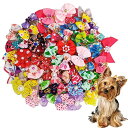 Kingsie 犬用リボン ヘアバンド 20点セット ペット用 カラフル 蝶結び ヘアゴム ヘアアクセサリー 髪飾り アソート