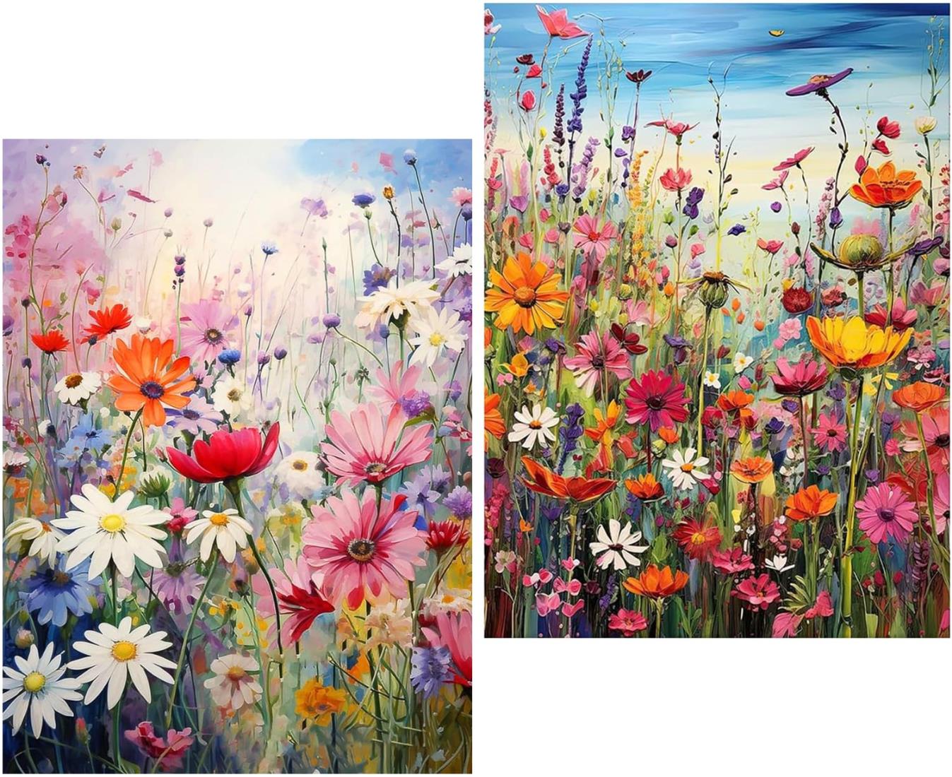 Amyaker ɥ å ͳѤӡ  2ĥå ɥӡ襭å DIY 골 ⥶ 5D ⥶...