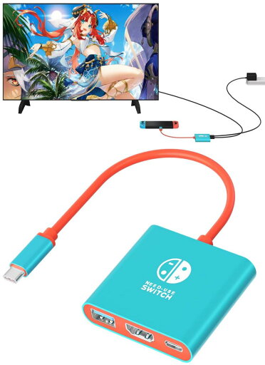 USB ハブ Switch ドック Switch 直接にTV出力 Switch交換ケーブル スイッチ ドック HDMI ケーブル 3in1(HDMI/USB3.0/PD充電)【ドック不要/テレビ出力/解像度4K@30Hz】スイッチ Switch OLED ノートパソコン タブレット その他各種機器対応 持ち運び便利 Switch Liteの互換性 USB ハブ Switch ドック Switch 直接にTV出力 Switch交換ケーブル スイッチ ドック HDMI ケーブル 3in1(HDMI/USB3.0/PD充電)【ドック不要/テレビ出力/解像度4K@30Hz】スイッチ Switch OLED ノートパソコン タブレット その他各種機器対応 持ち運び便利 Switch Liteの互換性