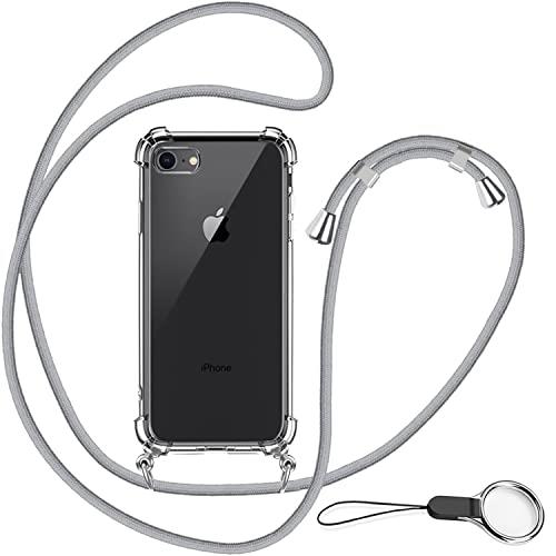 OJBSEN i Phone SE 3/2 用ケース アイフォン SE 第3/2世代 i Phone7/8 ストラップ2種付き 調節可能な ショルダー 肩がけ 首掛け 紐付き 薄型 透明 PC + 軽量 シリコン クリア TPUバンパー 耐衝撃 全面保護 ストラップホール付き ワイヤレス充電対応 スマホ ケース SE3/SE2/ OJBSEN i Phone SE 3/2 用ケース アイフォン SE 第3/2世代 i Phone7/8 ストラップ2種付き 調節可能な ショルダー 肩がけ 首掛け 紐付き 薄型 透明 PC + 軽量 シリコン クリア TPUバンパー 耐衝撃 全面保護 ストラップホール付き ワイヤレス充電対応 スマホ ケース SE3/SE2/