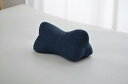 イケヒコ 寝具 まくら クッション ほね枕 約35×17cm ネイビー 日本製 低反発チップ 足枕 腰当 もっちり #2918939
