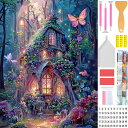 Amyaker ダイヤモンドアート キット 四角いビーズ 全面 ダイアモンドビーズ絵画キット DIY 手作り絵画 手芸キット モザイクアート 5D モザイクアー...