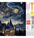Amyaker ダイヤモンドアート キット 四角いビーズ 全面 ダイアモンドビーズ絵画キット DIY 手作り絵画 手芸キット モザイクアート 5D モザイクアー...