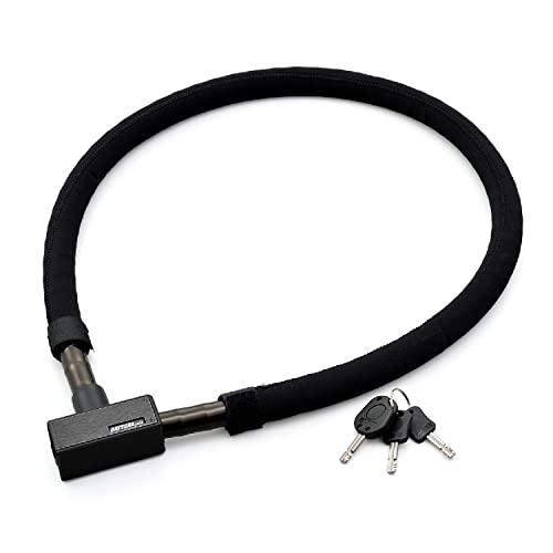 デイトナ バイク用 盗難抑止ロック ストロンガースチールリンクロック キーロックタイプ 1200mm ブラック 97661