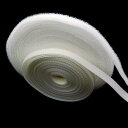 sempiterno 極薄 非常に狭い 柔らかい ドール 面ファスナー 幅約6mm長さ約2.7m 縫製用 裁縫 細幅 ベルクロ 強力 多用途 縫製タイプ 裏粘着剤なし 人形用 ドール服の材料 裁縫用 DIY靴服飾部品 (6mm,ナチュラルホワイト)(3)