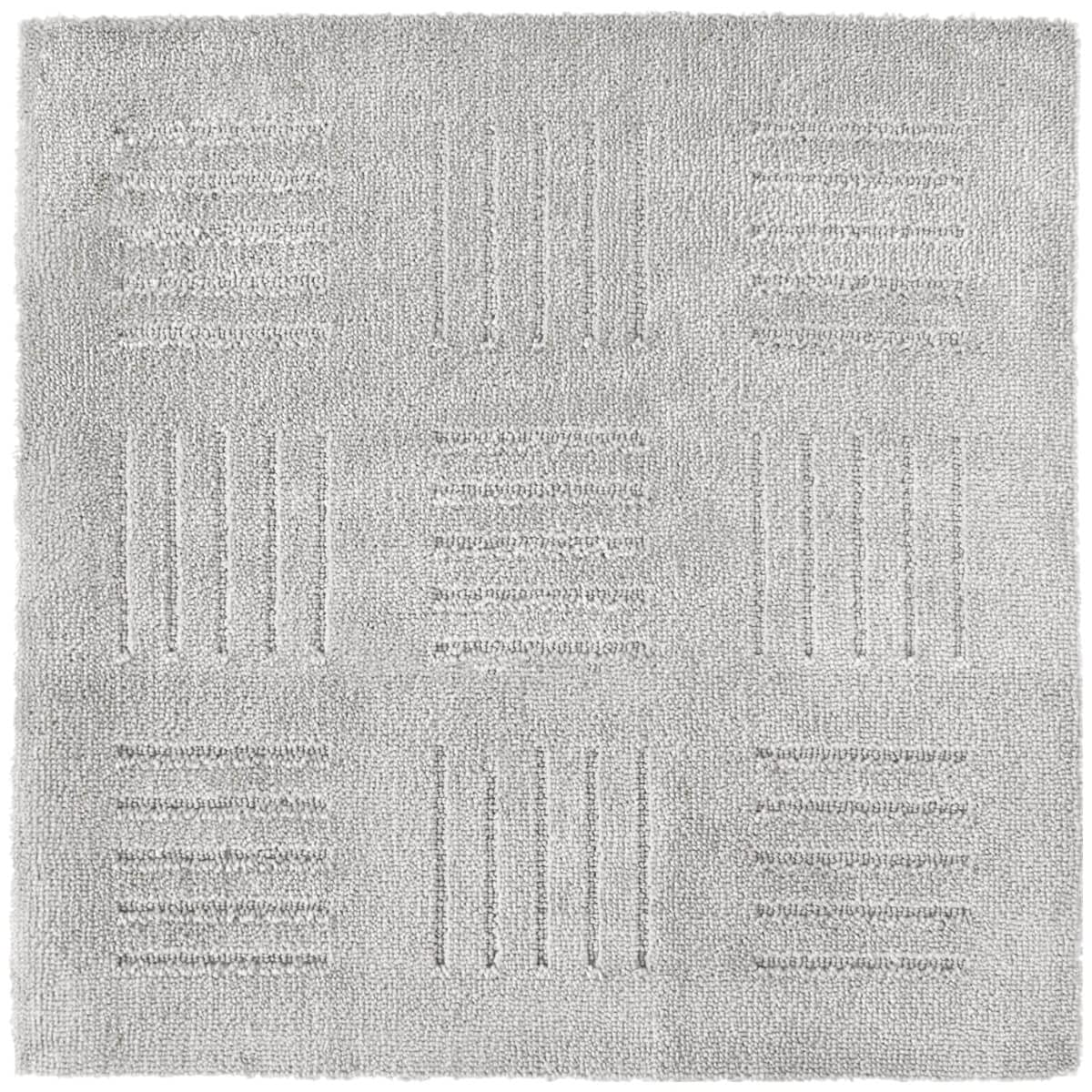 オカ(OKA) ジョイントキッチンマット ピタプラス 1枚 約60cm×60cm グレー (洗える 吸着 すべり止め)