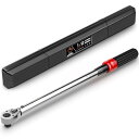 トルクレンチ プレセット型 タイヤ交換 車 バイク修理レンチ 差込角12.7mm(1/2インチ) 60-330N・m ソケットレンチ ケース付き