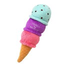 【LOVE PETS by BESTEVER】チョコミントアイスクリーム 犬 おもちゃ ペットトイ カシャカシャ キュッキュッ 音が鳴る 遊ぶ ストレス解消スイーツ ベストエバージャパン