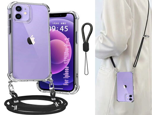 Cokkas i Phone12 ケース いphone12 pro ケース スマホケース i Phone12/12pro ショルダー ストラップ2本付き 紐付き 肩がけ 首掛け 縄掛け アイフォン 12/12プロケース ストラップホール付き 薄型 透明 ハード PC+シリコン TPU バンパー 耐衝撃 米軍MIL規格 長さ調整可能 ip Cokkas i Phone12 ケース いphone12 pro ケース スマホケース i Phone12/12pro ショルダー ストラップ2本付き 紐付き 肩がけ 首掛け 縄掛け アイフォン 12/12プロケース ストラップホール付き 薄型 透明 ハード PC+シリコン TPU バンパー 耐衝撃 米軍MIL規格 長さ調整可能 ip