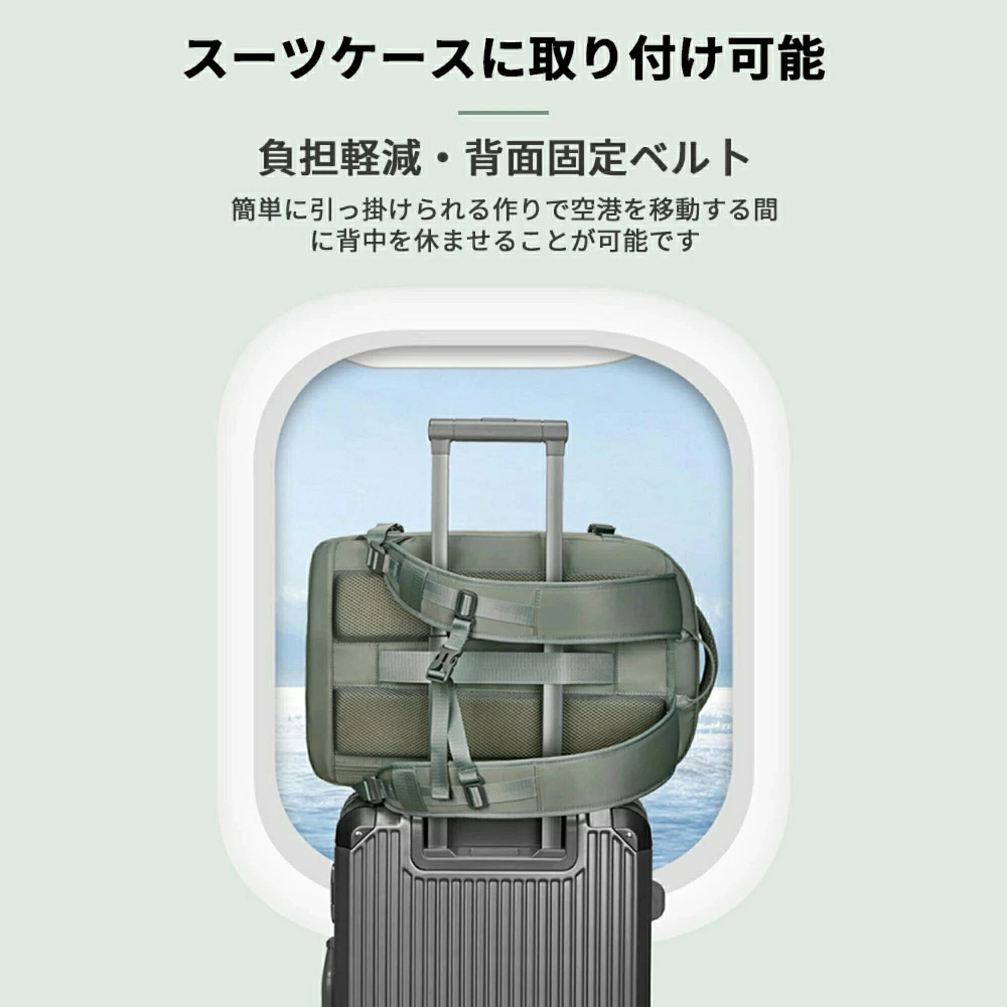 大容量 リュック レディース 男女兼用 トラベル ビジネス バックパック 機内持ち込...