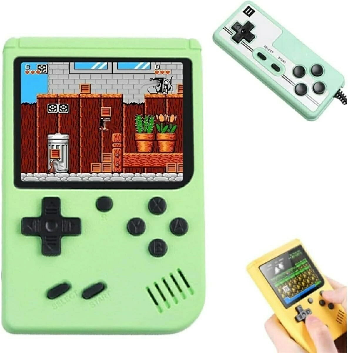 携帯ゲーム機 ポータブル 電子手持ち マカロンポケット レトロハンドヘルド 子供用 内蔵500 大人用 レトロ 贈り物 クリスマスプレゼントに適合 誕生日