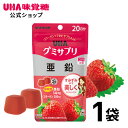 ＜お買い物マラソン全品5倍＆限定クーポン4/27(土)9:59まで＞UHA味覚糖 グミサプリ 亜鉛 20日分